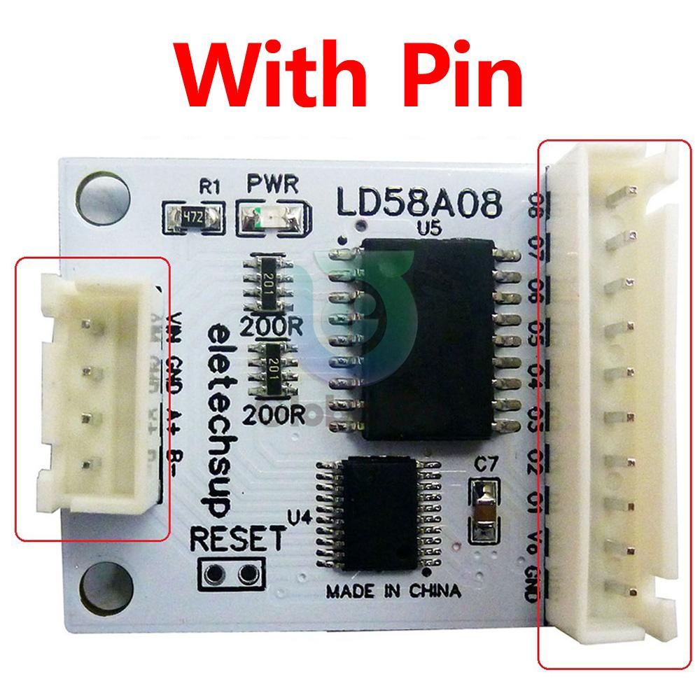 8ch RS485 Modbus RTU DO/PWM Output Multifunction MOS Driver Board for Multilayer Signal Lights LED Relay Solenoid Valves Motor