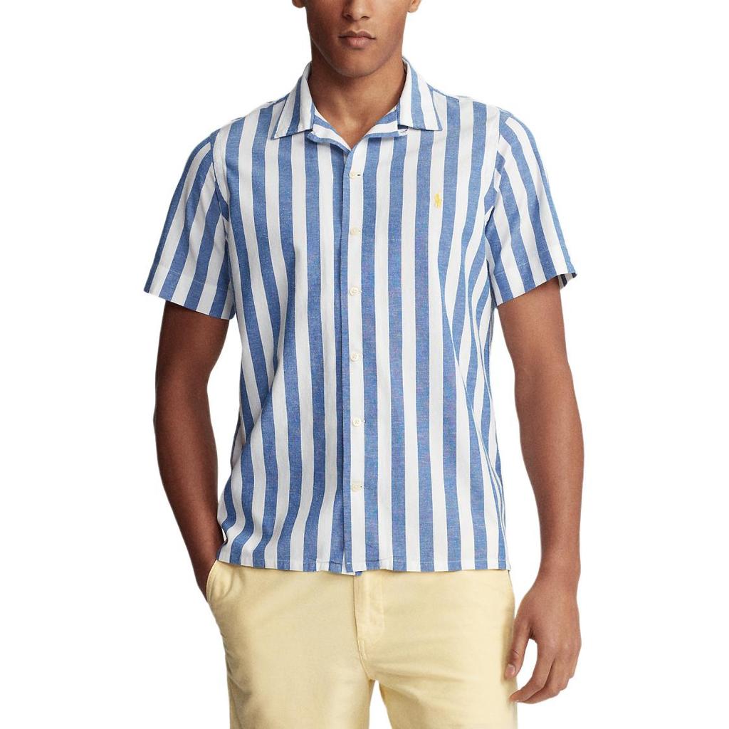 Polo Ralph Lauren Classic Fit Cotton Striped Polo Shirt Men Shirts 710833996-001
