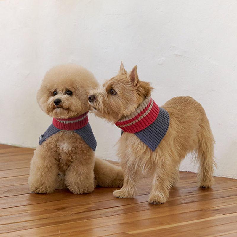 MUNIKUND Alle Neck Warmer - Pink Gray