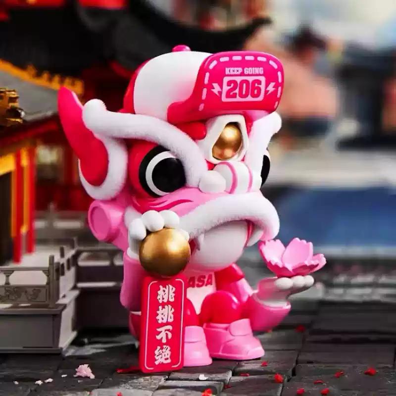 

Authentic Wasa Lucky Lion Dragon Toy Mystery Box Snake Year Christmas Gift Trendy Blind Box Collectible Figurine Wealth Attracto