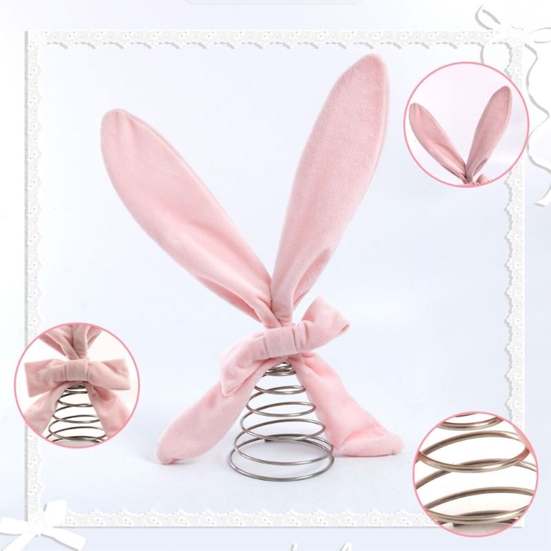 User Friendly Plush Easter Decoration Feature Lovely Rabbit Design for Tree Topping in Festival Season