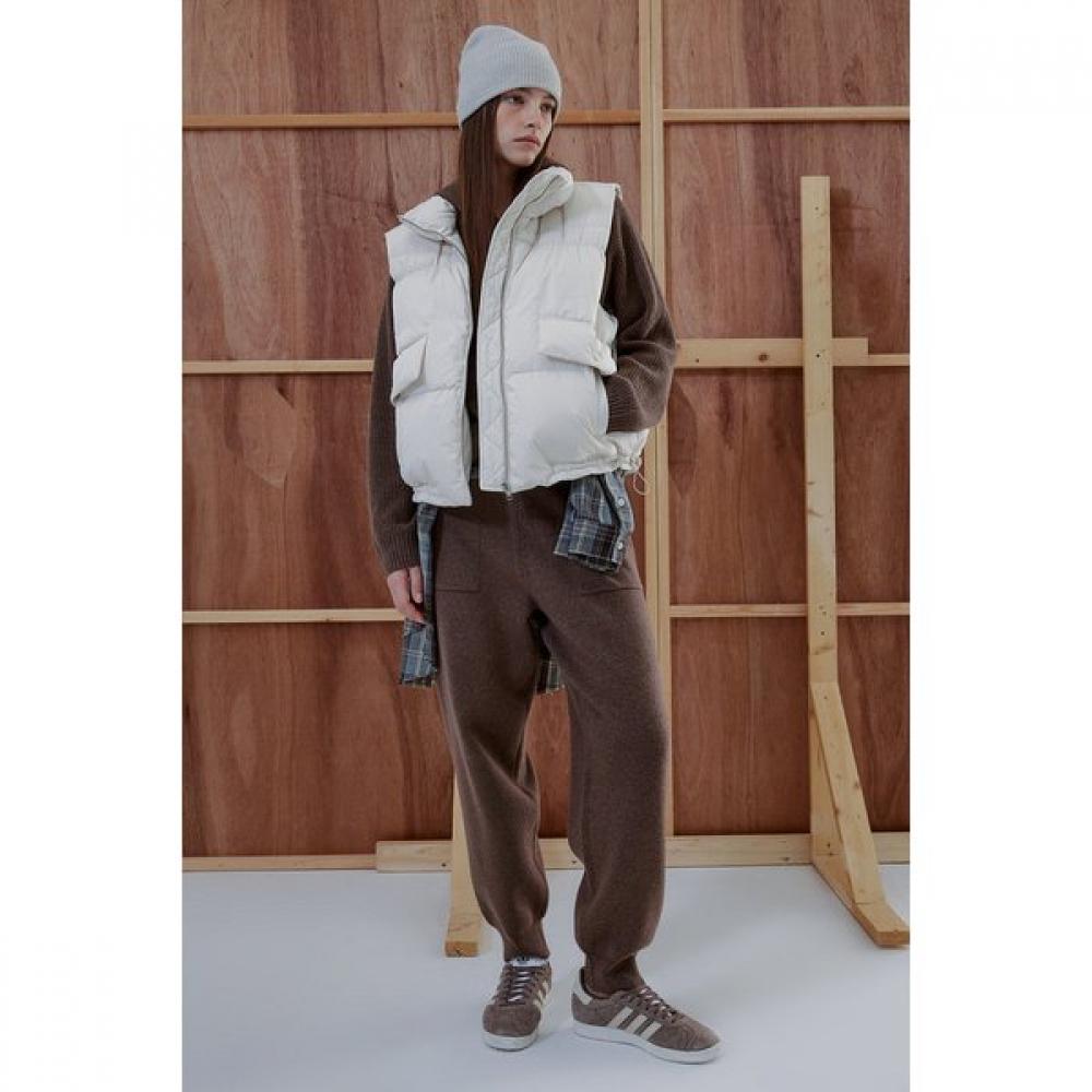 Vov Stand Collar Zip Down Vest 7155417001 blacks/M