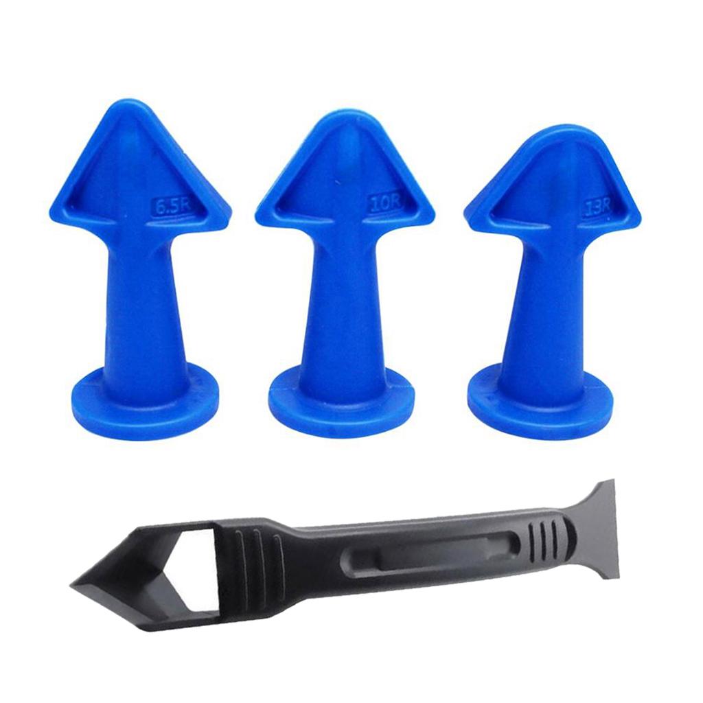 Caulk Nozzle Scraper Grout Kit Spatulas Set Hand Tools for Home