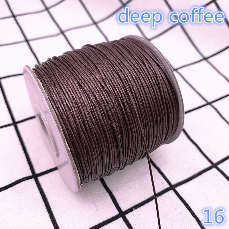 0.5 0.8 1.0 1.5 2.0mm Waxed  Cord Waxed Thread Cord String Strap Necklace Rope Bead DIY Jewelry Making for Bracelet