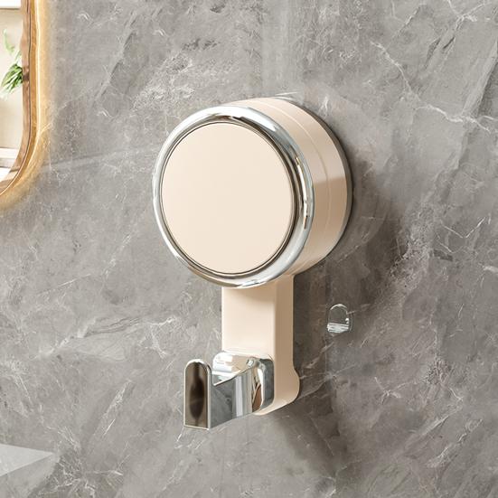 Rotating Suction Cup Hooks with Vacuum Lock Heavy-Duty Waterproof Hooks Reusable Space-Saving Organizer for Bathroom Kitchen