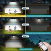 Solar Lights Outdoor 190LED 3 Modes Motion Sensor Flood Lights with Remote IP65 Waterproof Security Solar Lights for Outside