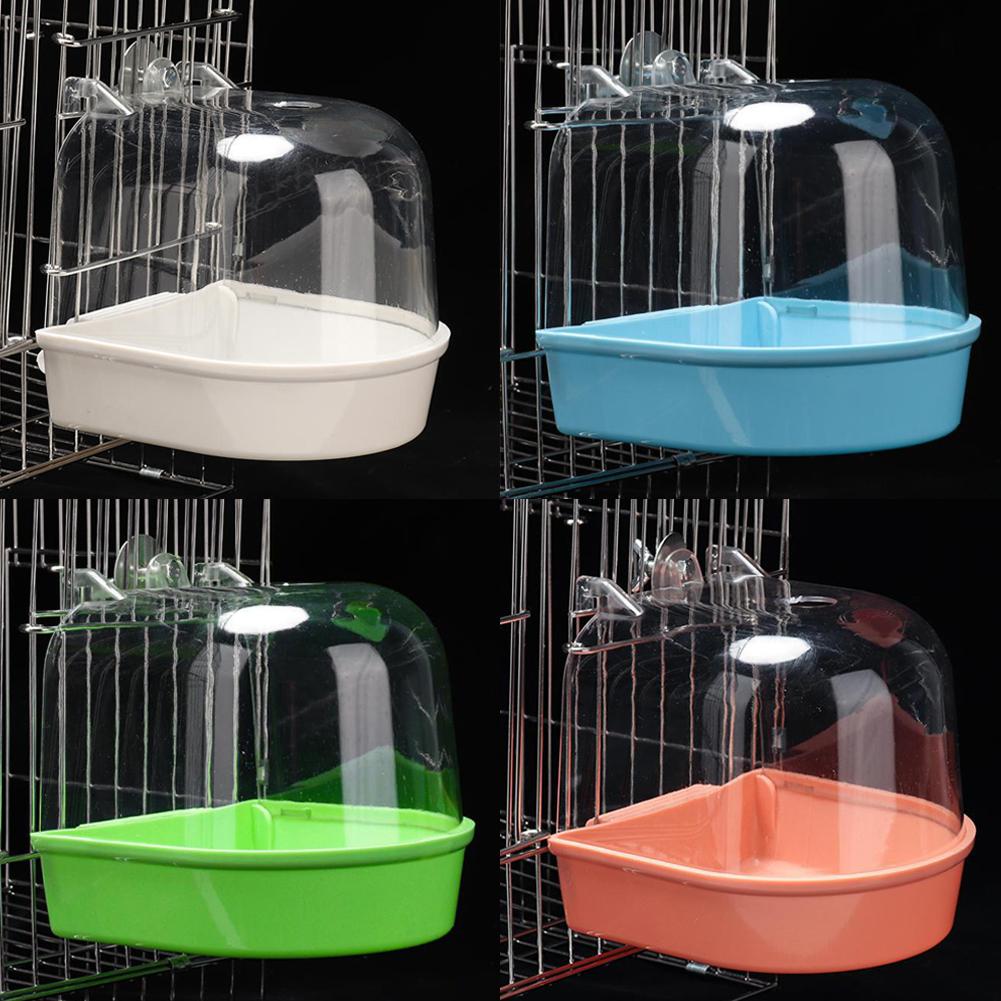 Hanging Bird Bath Is Waterproof Wear-resistant And Easy To Clean Cage-style External Bath For Birds Such As Parrots And Myn