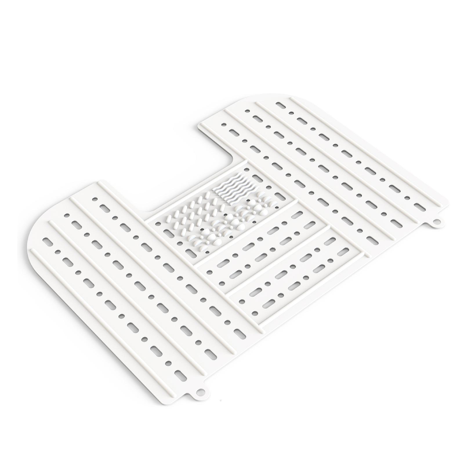 

Складная раковина, верхняя крышка, силиконовая кисточка для макияжа, коврик для чистки, инструменты для макияжа, раковина для ванной комнаты белый