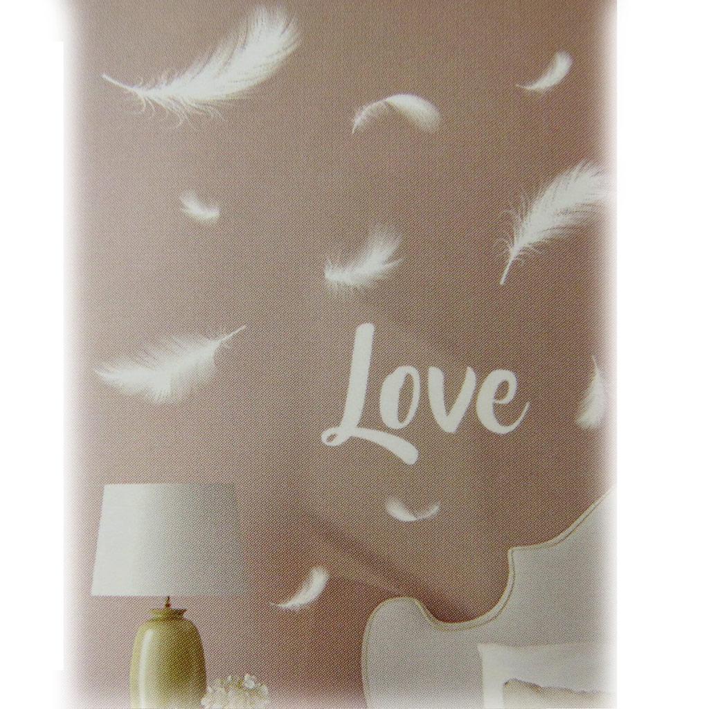 Les Trésors De Lily [P2751] - Sheet of Stickers 'Love' (feathers) - 50x70 Cm