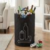 90 L Empty Bottle Storage Basket Large Capacity Recycling Bin Bag Dirty Clothes Basket  Living Room