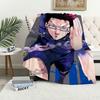 Manga Anime coole I-Igarashi Gurimu B-Blue L-Lock Flanellen warme zachte pluche deken voor bank, woonkamer, kantoor, slaapkamer, reiscadeau
