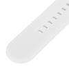 26mm Silicone Watch Strap Flexible Adjusted Replacement Wristband Strap for Fenix 7X 6X 5X White