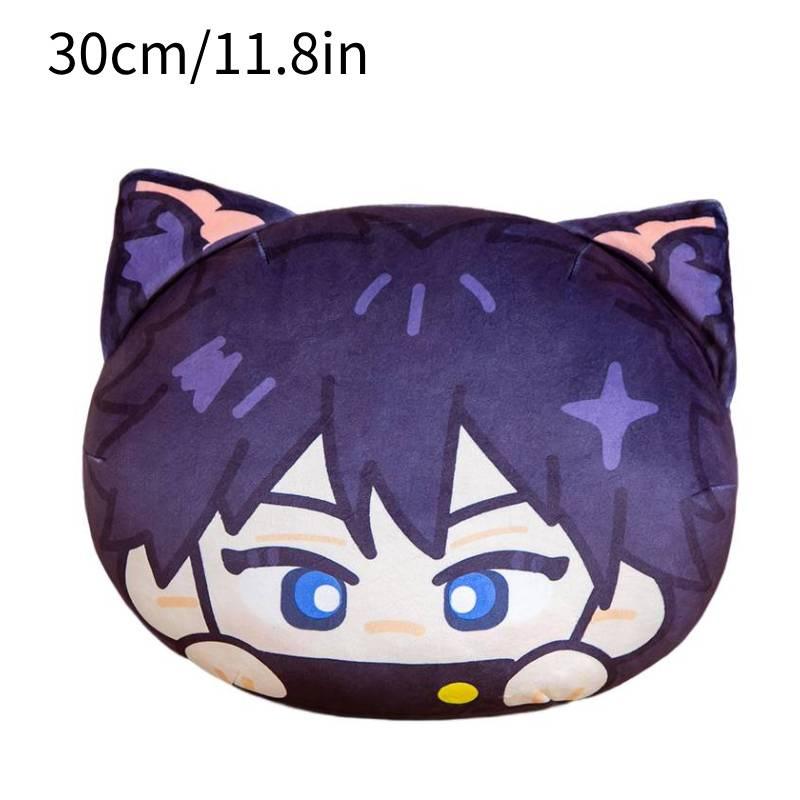 Jujutsu Kaisen Plush Pillow And Keychain With Adorable Satoru Gojo, Itadori Yuji, Megumi Fushiguro, Suguru Geto, Sukuna Cartoon Prints