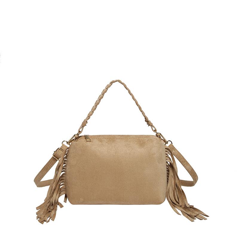 Retro High-end Texture Women's Bag, Retro Fashionable and Elegant Fringed Handbag, Crossbody Bag