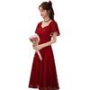 Toast clothes bride 1011 new models can usually wear summer engagement dress back door small dress female lace