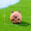 Cute and Chubby Panda Capybara Little Animal Figurines Cute Particle Decorations Hanging Accessories and Small Ornaments