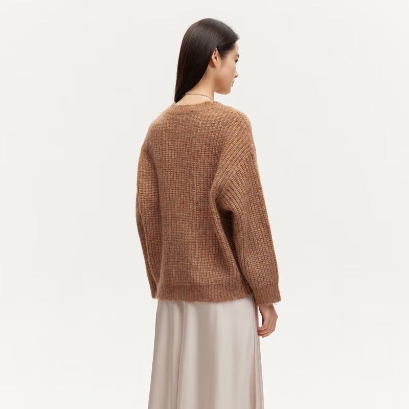 VEROMODA Women's Wool Blend Loose V-Neck Cardigan