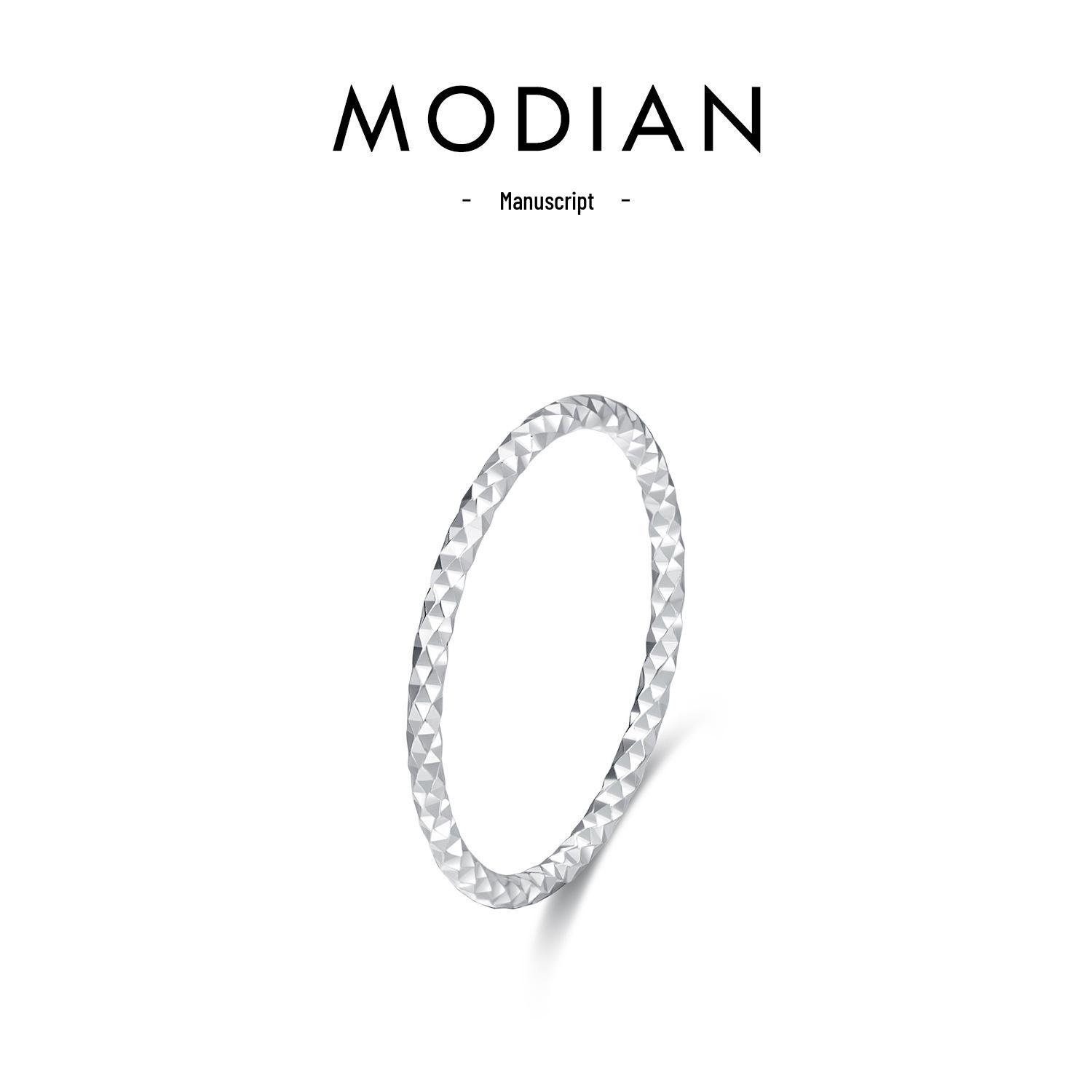 

Зіркове сяйво S925 Срібний різьблений тонкий перстень для жінок, мерехтливий холодний стиль US Size 6