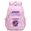 Anime-Druck Stilvoller Unisex-Schulrucksack für Teenager Nylon Wasserdicht 13-Zoll Laptopfach 20-35L Fassungsvermögen