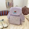 New Cute Bow Rabbit Ear Ita Backpack Sweet Girl Transparent Rucksack Fashion Women's Large Capacity Student DIY Display Knapsack