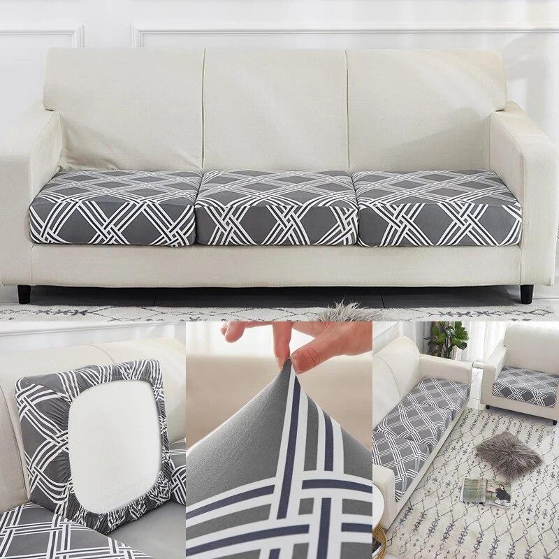 String Printed Sofa Seat Cover Sofa Slipcovers  Soft Stretch Elastic Funiture Protector For Pets