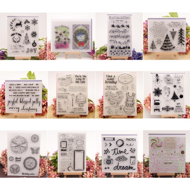 Buy High Quality Fashion DIY Silicone Clear Stamp Cling Seal Scrapbook ...