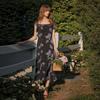 Simpeulleteulo Sr_Swing Collar Floral Dress