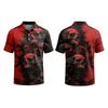 Men's Halloween Print Short Sleeve T-Shirt Stylish Casual Top