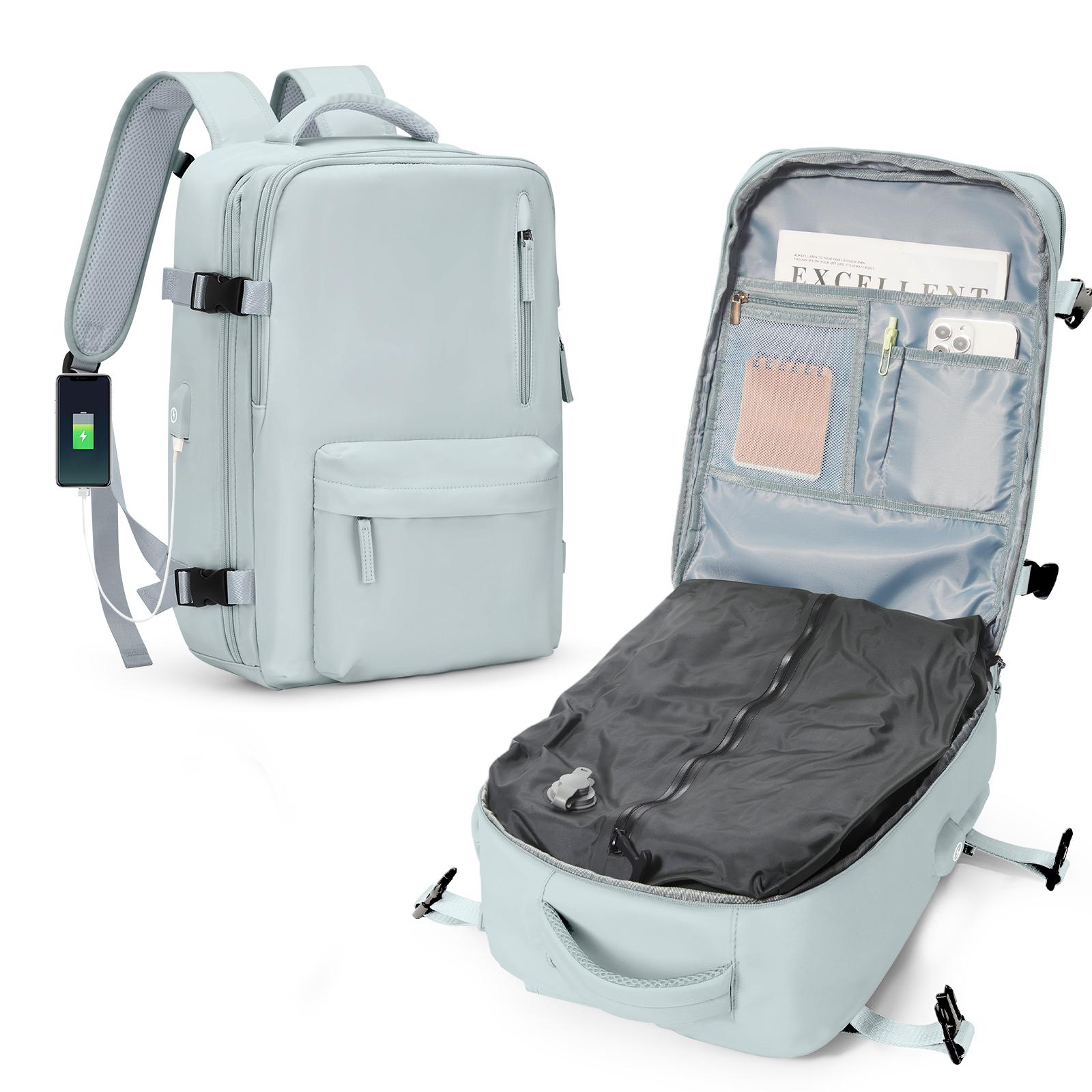 

Вакуумный компрессионный дорожный рюкзак - Складная сумка для походов большой вместимости, Легкая сумка для ноутбука, Незаменимый рюкзак для путешествий на открытом воздухе