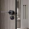 Nordic Door Handle Simple Indoor Mechanical Lock Bedroom Study Office Wooden Door Handle Split Lock