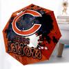 Printed Chicago Bears logo Folding Umbrella,Outdoor,Leisure,And Travel Umbrella,Durable Umbrella Fabric,Birthday And Holiday Gift