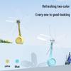 Adjustable Wall-Mounted Wind Deflector Fan with Creative Suction-Cup for Anti-Direct Blow in Bedroom or Living Room