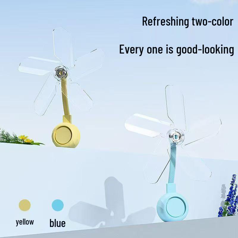 Adjustable Wall-Mounted Wind Deflector Fan with Creative Suction-Cup for Anti-Direct Blow in Bedroom or Living Room