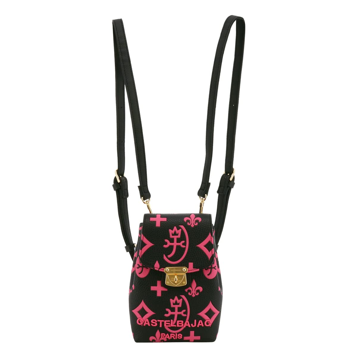 

Backpack 2WAY Small 068731 Claire Shoulder Bag Mini Backpack One Mile Pink [Castelbajac] [08]