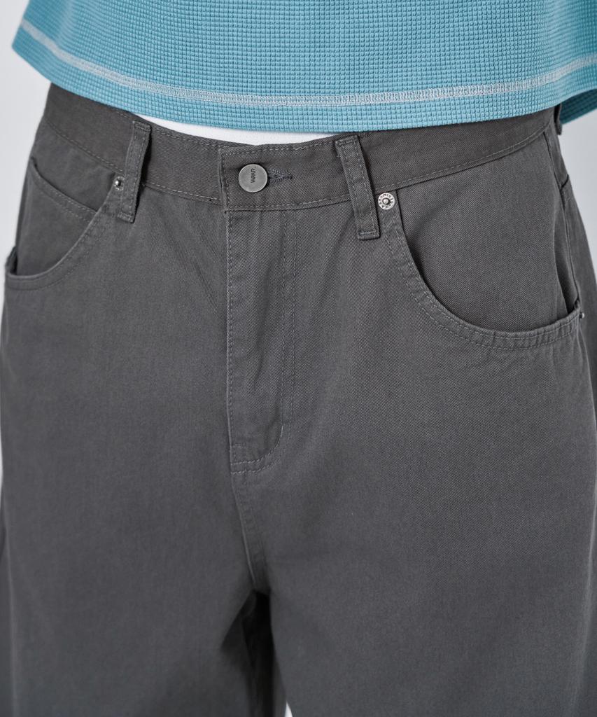 WAAR M293 Chino Wide Cotton Pants_Taupe