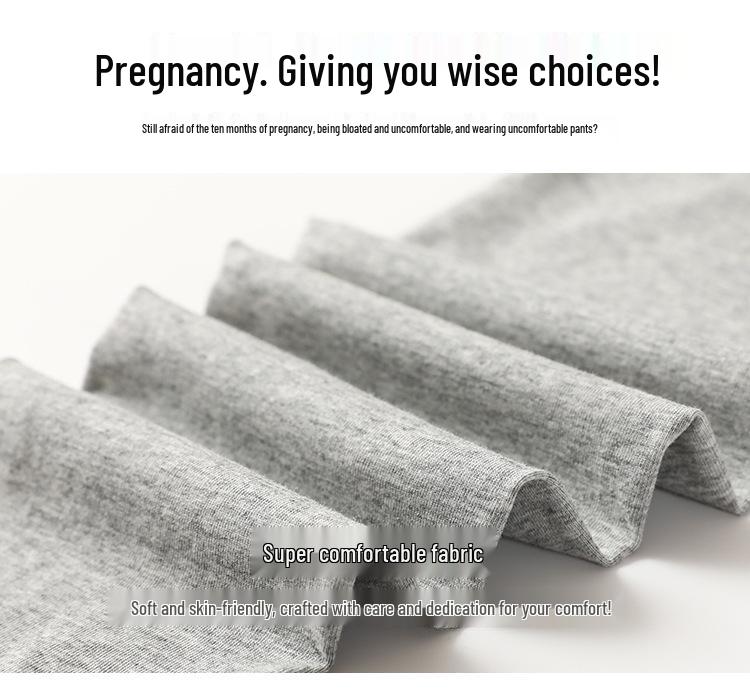 Maternity Spring & Autumn Thin Yoga Pants: Trendy Nine-Point Tights for Fashionable Moms