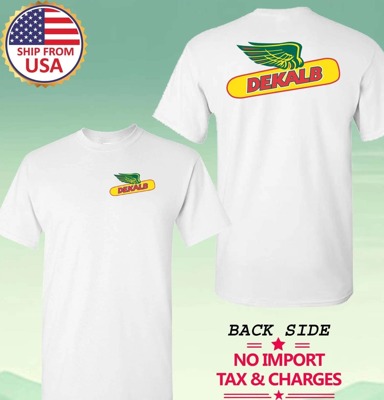 Dekalb Men s White Size S-5XL S