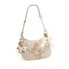 COACH shoulder bag [Customized bag] Teri 24 classic presbyopic Logo zipper closure, pendant, scarf, bow, printing Light as smoke basic style