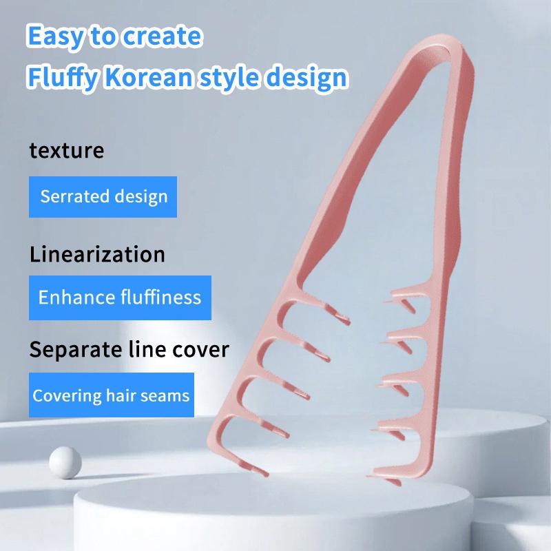 Wide-Tooth Hair Styling Comb Hair Seam Comb Bangs Combs Styling Hair Root Top Fluffy Hairdressing Tool For Women And Men