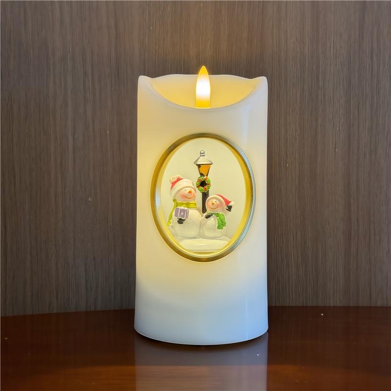 LED Christmas Candle Musical Lighting for Christmas Party Festival Home Decorations Candle
