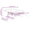 Daybed Extendable Light Grey 100 X 190 Cm Fabric
