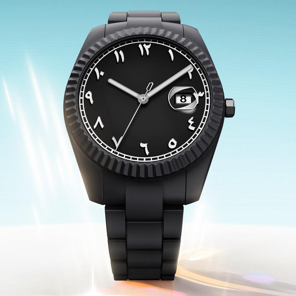 Men's Brand Watches Arabic Numeral Watches Men's Quartz Watches Date Luminous Date Calendar Watches Waterproof