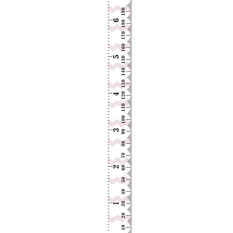 Kids Growth Measurement Ruler Wood Frame Canvas From Baby To Adult Measurement Ruler For Child's Room Living Room Decoration