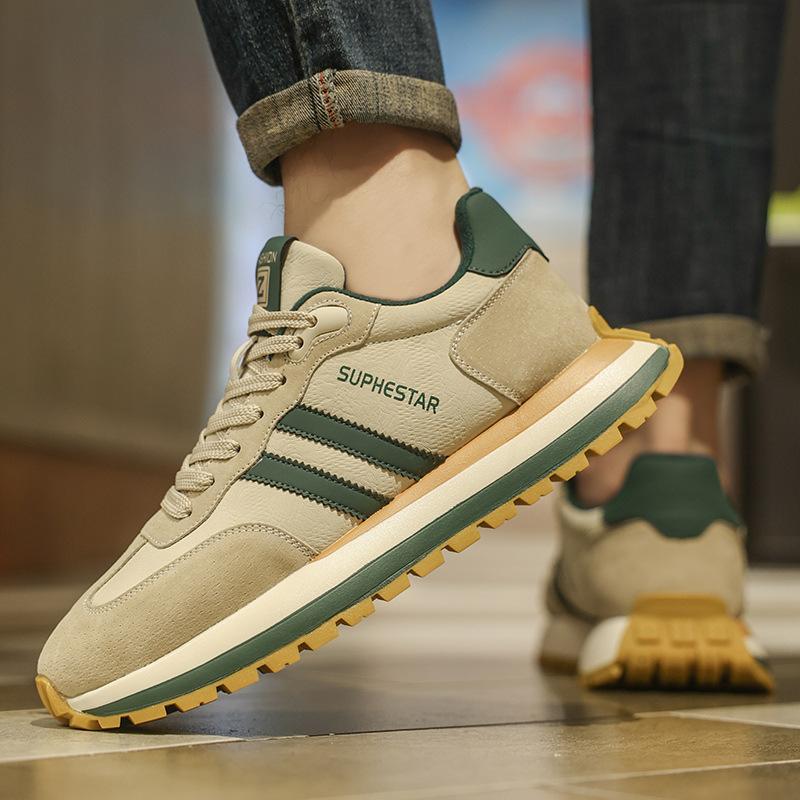 

Чоловіче взуття зима 2024 нове дихаюче повсякденне універсальне спортивне взуття чоловіче для вулиці м яка підошва збільшуюче зріст для бігу Forrest Gump модне взуття 44 бежевий