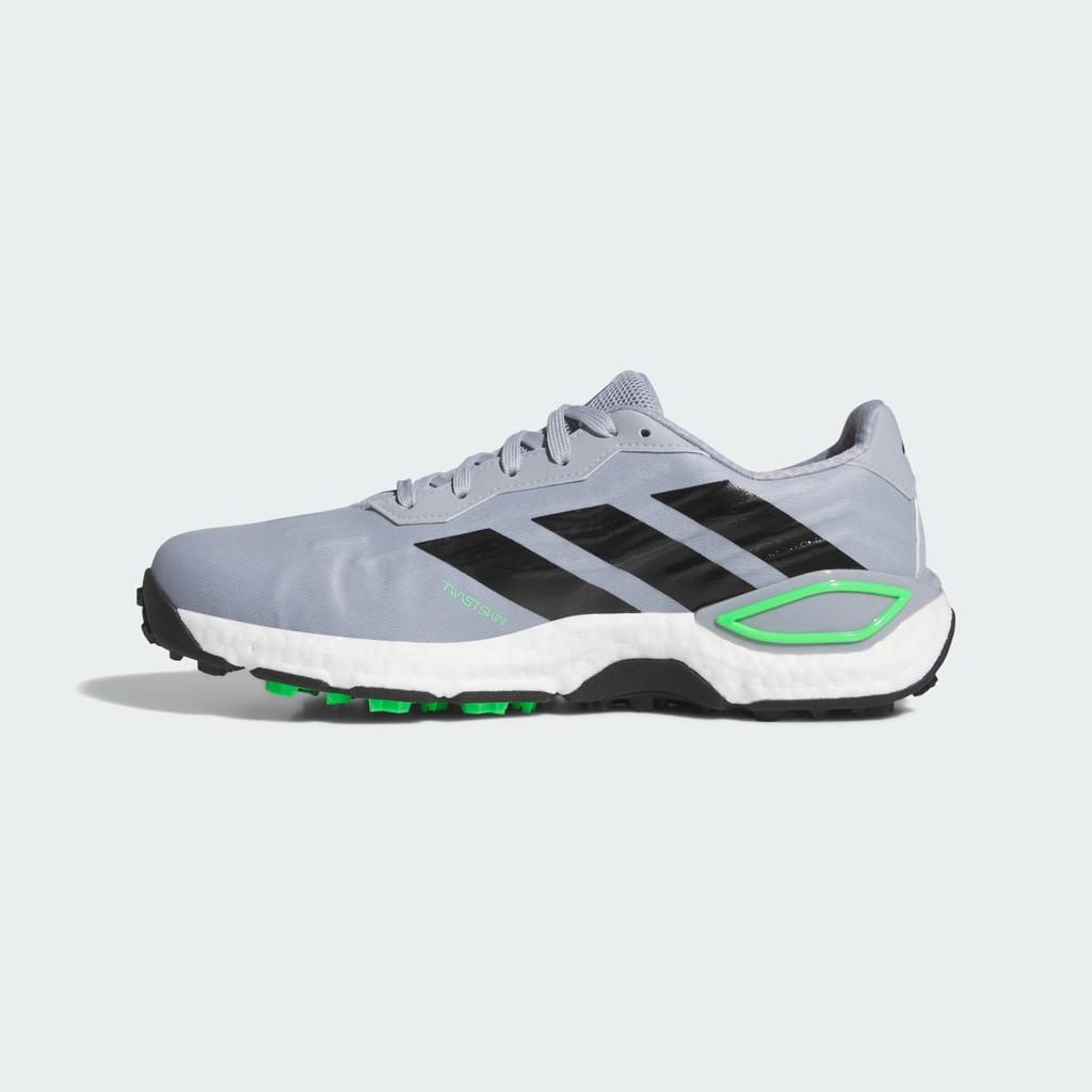 adidas CODECHAOS 27 SPIKELESS GOLF KI5736 Men's Performance Sports Shoes Halo Silver / Core Black / Screaming Green