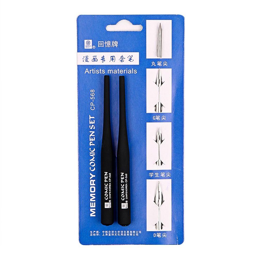 Signature Manga Calligraphy Dip Pen+4 Nibs Sketching Comic Dip Pen  Business