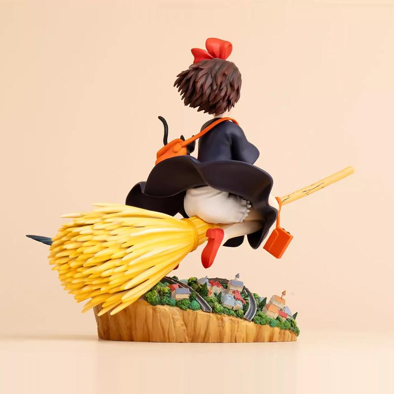 15cm Kiki's Lieferservice GK Besenstiel Kleine Hexe Kiki Anime Figuren Schöne Mädchen Modell Dekorationen Statue Kinderspielzeug