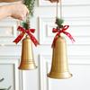 Christmas Bell Pendant Metal Iron Art Creative Christmas Ornament Door Hanging Wall Hanging Decorative Scene Ornament