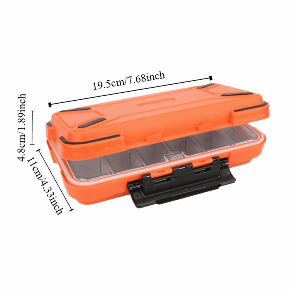 Waterproof Fishing Lure Box ABS Fishing Tackle Box Durable Lure Organizer  Lure Storage