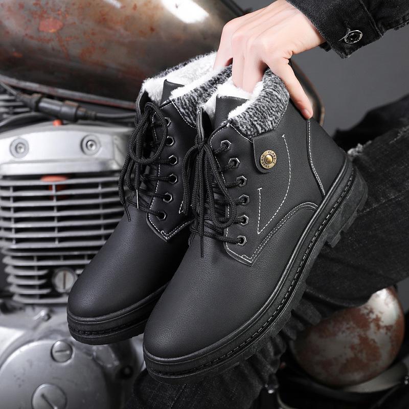 Nuevos zapatos de invierno para hombre Martin Boots Botas de nieve casuales  para hombre Zapatos de algodón de invierno de alta gama para hombre comprar  a buen precio — entrega gratuita, reseñas